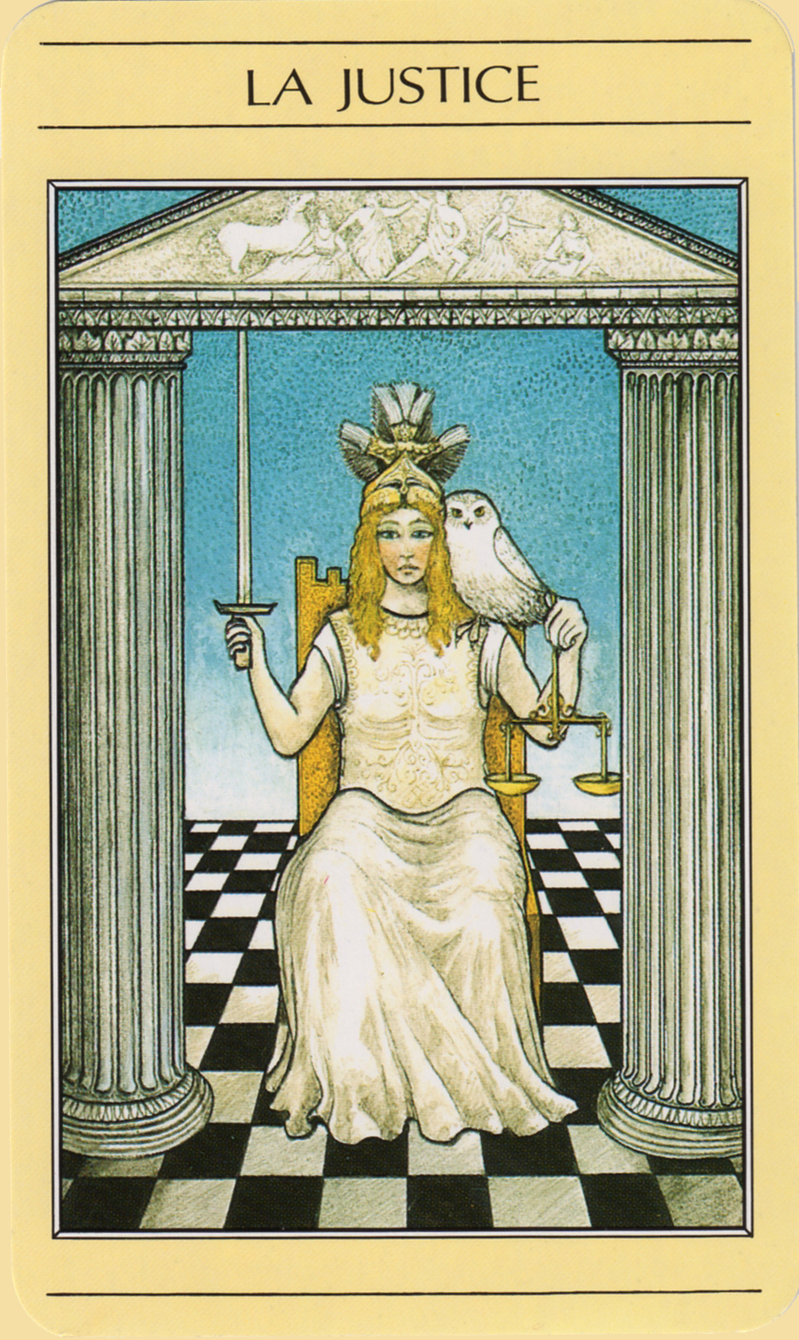 Histoires de cartes Tarot Mythique Justice